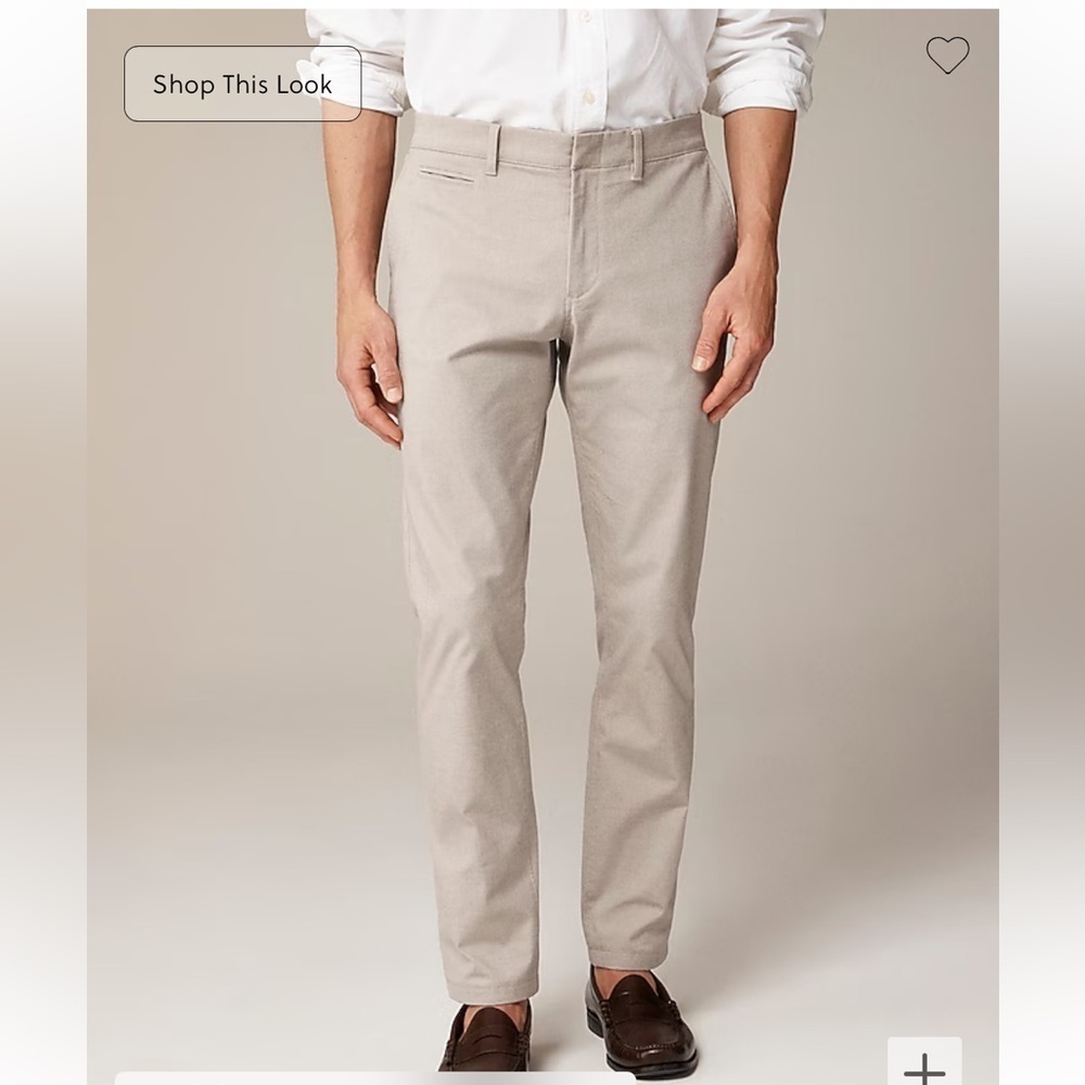J crew khaki oxford 770™ Straight-fit tech oxford pant 30 x 32